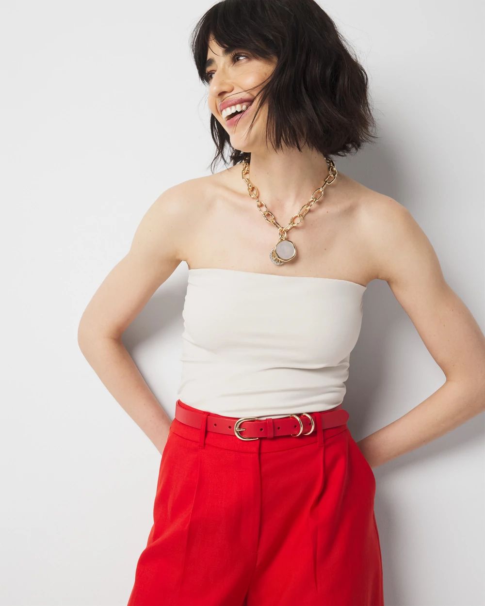 WHBM FORME™ Strapless Top | White House Black Market